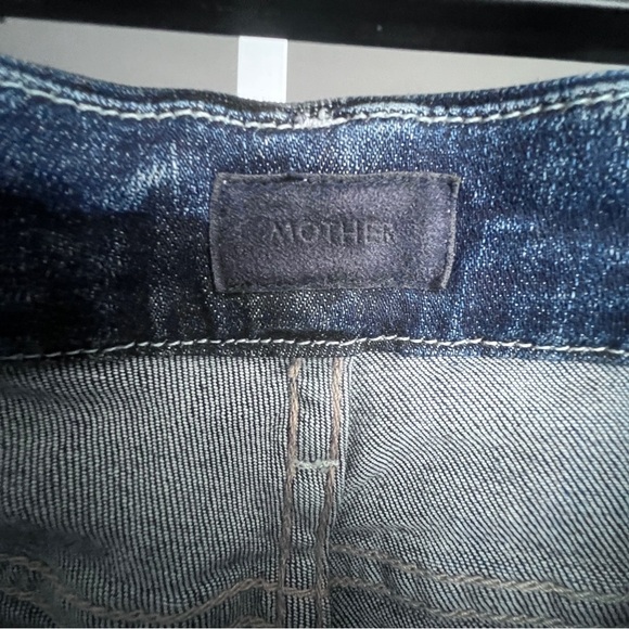 MOTHER The Looker Crop Jeans SZ 26 On the Edge Wash Skinny Classic Casual - Picture 8 of 10